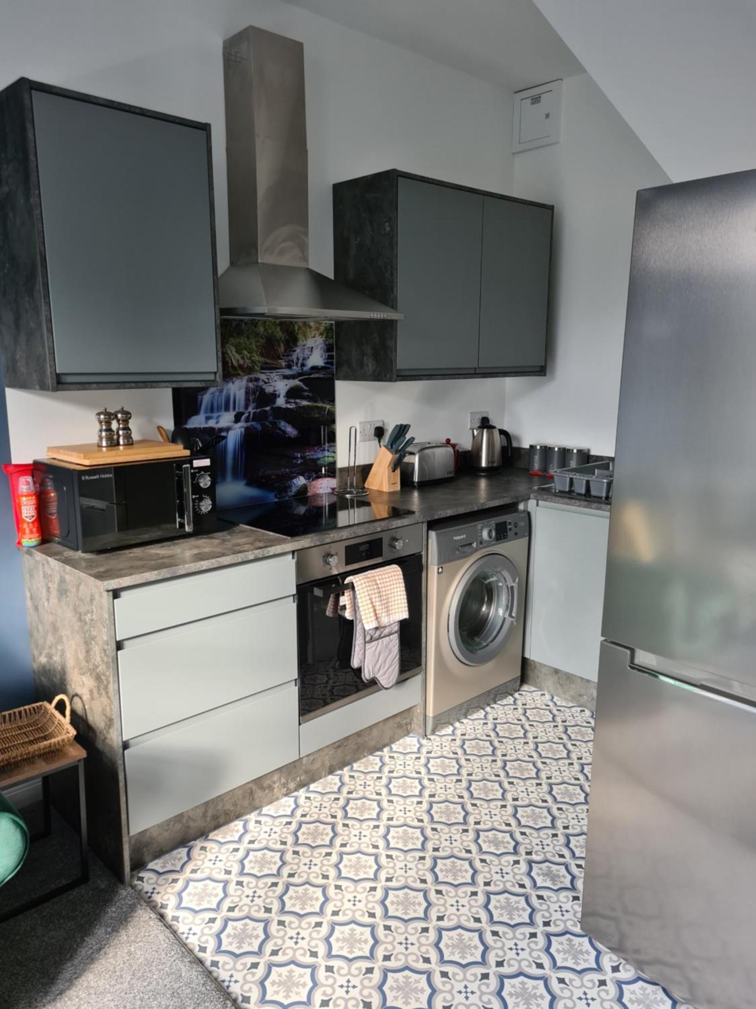 Modern River View Mytholmroyd Apartment Dış mekan fotoğraf