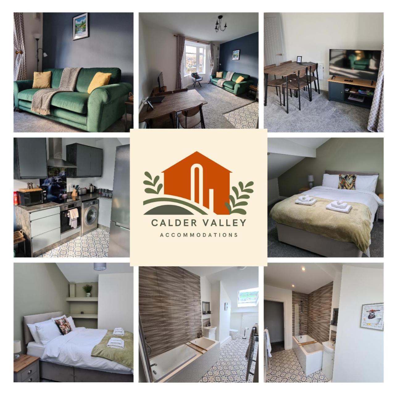 Modern River View Mytholmroyd Apartment Dış mekan fotoğraf